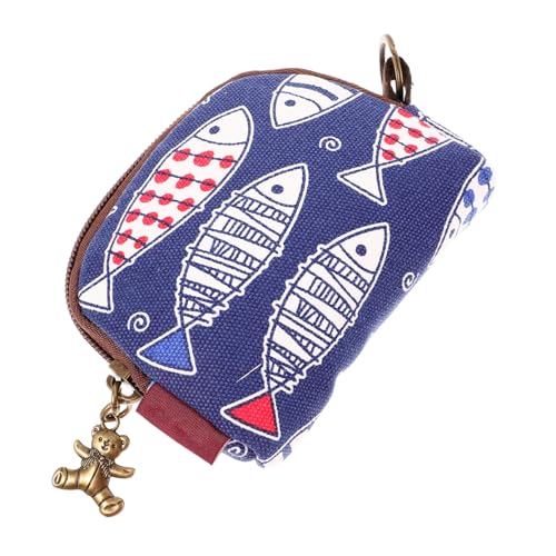 Beavorty Münzgeldbörse Im Japanischen Stil Kleine Börse Für Münzen Und Karten Praktisches Accessoire Für Damen Und Teenager von Beavorty