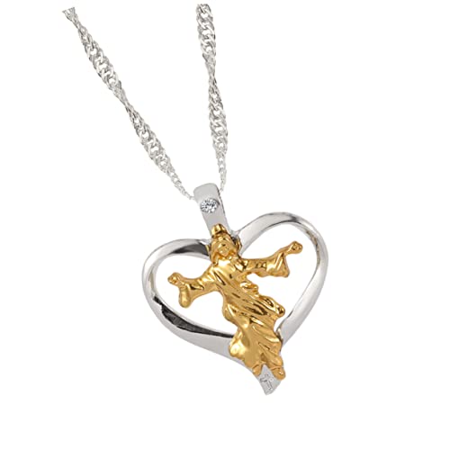 Beavorty Jesus Anhänger Halskette Verstellbare Kette mit Gothic Design Perfektes für Besondere Anlässe Geeignet für Männer und Frauen von Beavorty