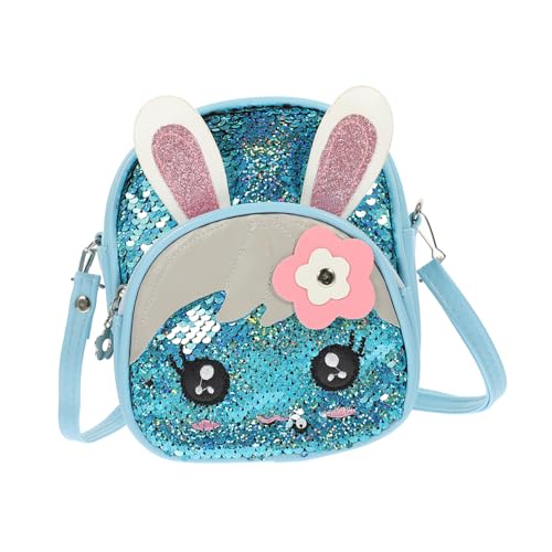 Beavorty Junge Mädchen Pailletten Rucksack Mit Fronttasche Und Lagerungspouch Geeignet Für Studenten Und Reisen Fein Verarbeitet Und Langlebig von Beavorty