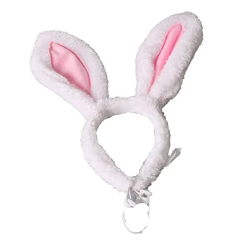 Beavorty Kaninchenohren Haarreif für Kleine Hunde und Katzen Elastisches Bequemes Stirnband für Halloween Weihnachten Party Niedliches Haustier Kostümzubehör S von Beavorty