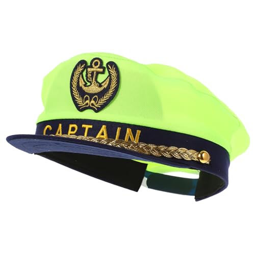 Beavorty Kapitänsmütze Mit Propeller Für Erwachsene Sailor Hut Aus Polyester Für Cosplay Und Bühnenauftritte Für Partys Und Reisen von Beavorty