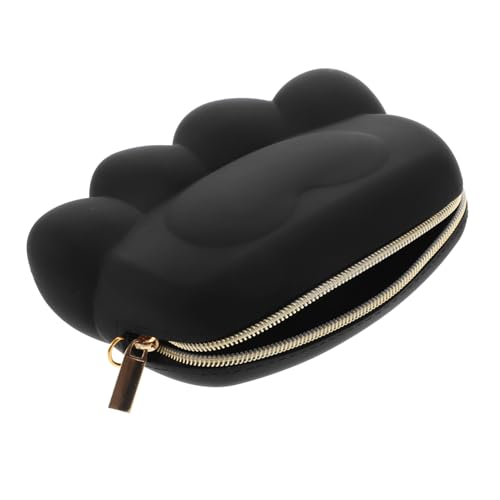 Beavorty Münzaufbewahrungstasche Mit Katzenpfoten-Motiv Reise-münzen-Aufbewahrungstasche Aus Silikon Handtragetasche Für Wechselgeld Kleine Geldbörse Mit Münzfach von Beavorty