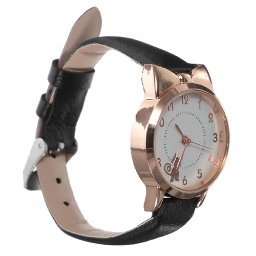Beavorty Dekorative Damenuhr mit Katzendesign Verschleißfest Kleine Armbanduhr für Täglichen Gebrauch Damenuhr für Partys Armband für Frauen von Beavorty