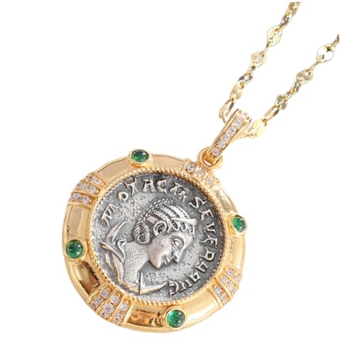 Beavorty Kette mit Anhänger Vintage Halskette für Damen Elegantes für Einzigartiges Design für Modebewusste Frauen Beavorty Kette mit Anhänger Vintage Halskette für Damen Elegantes für Einzigartiges Design für Modebewusste Frauen von Beavorty