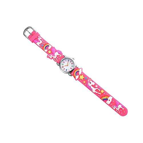 Beavorty Kinderuhr Cartoon-uhr Armbanduhr Für Junge Mädchen Aus Pvc Edelstahl Und Kunststoff Gefertigt Sicher Umweltfreundlich Und Langlebig von Beavorty