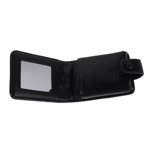 Beavorty Kleine Gesteppte Kosmetiktasche mit Spiegel Kompakte Make up Clutch für Damen Tragbarer Vanity Bag für Reisen Outdoor und Partys Stilvolle Mini Makeup Pouch in Schwarz Beavorty Kleine Gesteppte Kosmetiktasche mit Spiegel Kompakte Make up Clutch für Damen Tragbarer Vanity Bag für Reisen Outdoor und Partys Stilvolle Mini Makeup Pouch in Schwarz von Beavorty