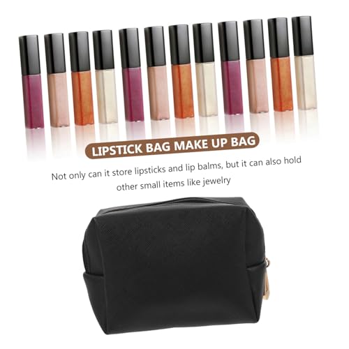 Beavorty Kompakte Kosmetiktasche mit Reißverschluss Großer Stauraum Wasserabweisend Multifunktionaler Make-up-Organizer für Damen und Mädchen als Reise Schminktasche von Beavorty