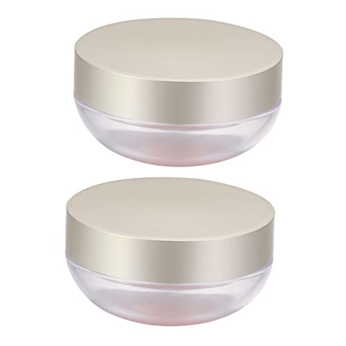 Beavorty Kompakter Make-up-behälter Für Lose Puder 2 Stück Geruchlos Hautfreundlich Für Frauen Vielseitig Einsetzbar Für Kosmetik Inklusive Deckel von Beavorty
