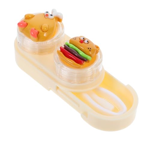 Beavorty Kontaktlinsenbehälter-Box Faltbares Brillenetui Kontaktlinsenbehälter Für Reise Aufbewahrungsbox Für Kontaktlinsen Mit Pinzette Schubladendesign Für Schnellen Zugriff von Beavorty