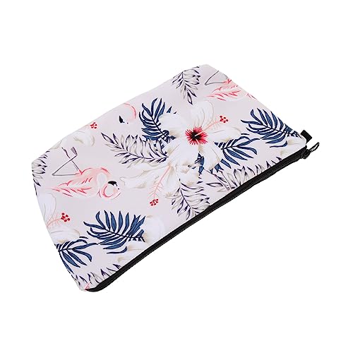 Beavorty Kosmetiktasche Reise-Make-up-Organizer Makeup Tasche Tragbarer Kosmetikkoffer Überlebenswichtige Dinge Geldbörse Muss Haben Karikatur Die Blumen Fräulein Reißverschluss Polyester von Beavorty