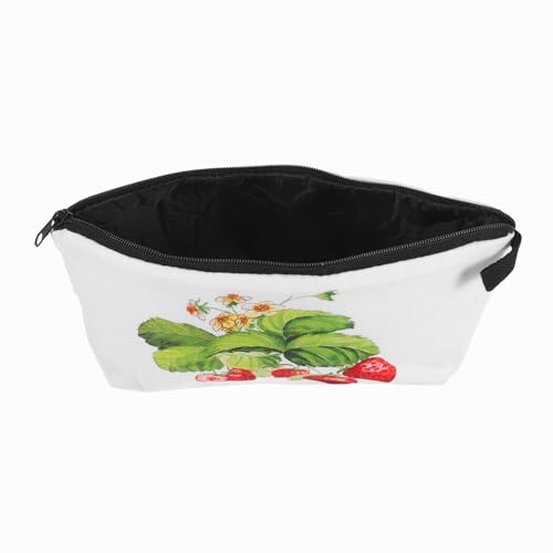 Beavorty Erdbeer-Make-up-Tasche Praktischer Organizer Für Kosmetik Kleine Reisetasche Mit Reißverschluss Für Damen von Beavorty