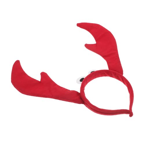 Beavorty Krallen-stirnband Für Damen Hummer-kopfbedeckung Mit Scheren Und Großen Augen Dekorativer Haarreifen Für Halloween-partys Und Cosplay-events Atmungsaktives Material Für von Beavorty