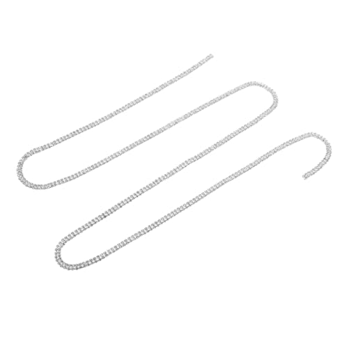 Beavorty Strasskette Zum Basteln Dekoratives Strassdekor Bastelkette Für Diy-projekte Zarter Strassbesatz Multifunktionales Strasszubehör Für Kleidung Und Taschen von Beavorty