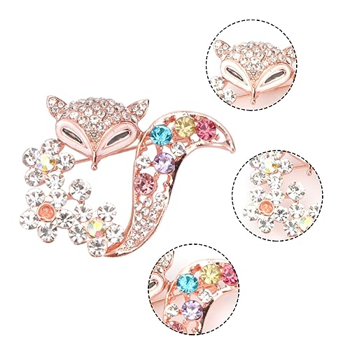 Beavorty Kreative Brosche für Damen Stilvolle Brustnadel mit Einzigartigem Design Umweltfreundliches Accessoire Hochwertigem Legierungs und Zirkonmaterial für Outfits von Beavorty