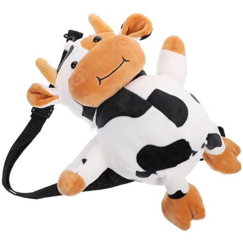 Beavorty Kuhform Umhängetasche Plüschtasche Mädchen Handtasche Einkaufstasche Schultertasche Reisen Für Kleinteile Münzen Schlüssel von Beavorty