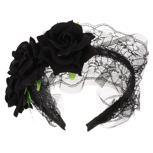 Beavorty Kunstblumen Haarschmuck Damen Vintage Spitzen Stirnband Mit Rosen Elegantes Haaraccessoire Für Partys Und Besondere Anlässe Beavorty Kunstblumen Haarschmuck Damen Vintage Spitzen Stirnband Mit Rosen Elegantes Haaraccessoire Für Partys Und Besondere Anlässe von Beavorty