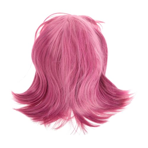 Beavorty Synthetische Perücke Für Frauen Kurze Bob-perücke Mit Glattem Haar Natürlicher Look Kostüm Cosplay-perücke von Beavorty