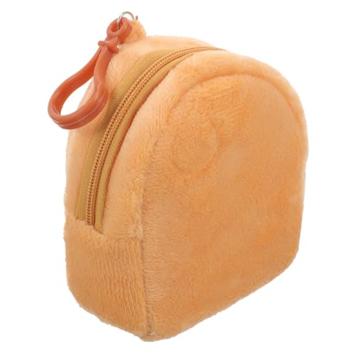 Beavorty Kuscheltier Schlüsselanhänger Geldbörse Rucksack Anhänger Münztäschchen Candyfarben Weiches Plüschmaterial für Aufbewahrung von Kleinigkeiten Ohrstöpseln von Beavorty