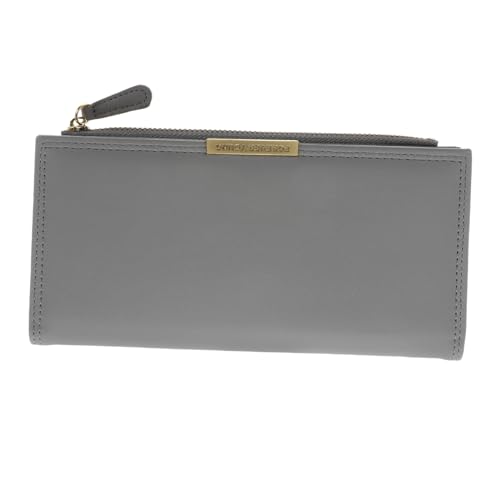 Beavorty Lange Damen Geldbörse PU mit Reißverschluss Minimalistische Clutch mit RFID Karten Bargeldaufbewahrung für Abendveranstaltungen von Beavorty