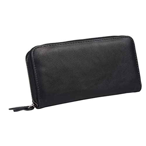 Beavorty Langes PU Geldbörse für Damen Praktische Kartenhalter mit Reißverschluss Strapazierfähig für Unterwegs oder Persönlichen Gebrauch von Beavorty