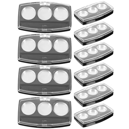 Beavorty Lidschattenbehälter 10 Stück Tragbar Leer Make-up-tabletts Lidschatten-palette von Beavorty