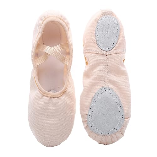 Beavorty Leichte Ballettschuhe mit Elastischem rutschfeste Tanzschuhe für Erwachsene Flexible Yoga und Ballettschläppchen Weiche Sohle für und Moderne Tänze von Beavorty