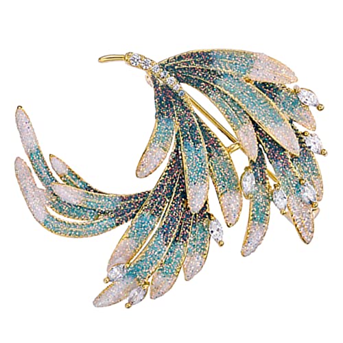 Beavorty Leichte Brosche für Damen Eleganter Schal Pin Dekorative Anstecknadel für Kleider Jacken Taschen Perfektes Accessoire für Besondere Anlässe von Beavorty