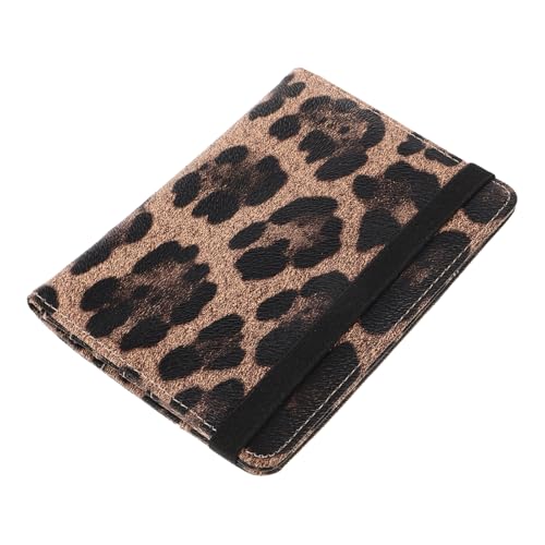 Beavorty Reisepasshülle Für Herren Mit Leopardenmuster RFID-sicherer Pu-reisepasshalter Dokumenten-Organizer Mit Kartenfächern Und Ticketfach Für Reisen von Beavorty