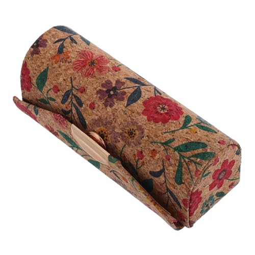 Beavorty Lippenstift-aufbewahrungsbox Mit Spiegel Kratzfester Lippenstifthalter Für Die Handtasche Mini-Organizer Für Damen Tragbares Lippenstiftetui Korkmaterial Elegantes Design von Beavorty