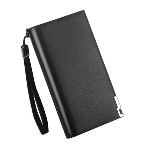 Beavorty Long Hand Wallet Lange Geldbörse Herren Wallet Herren Portemonnaie Brustbeutel Multifunktionale Geldbörse Männer Benutzen Brieftasche Lange Geldbörse Mit Reißverschluss Schwarz Beavorty Long Hand Wallet Lange Geldbörse Herren Wallet Herren Portemonnaie Brustbeutel Multifunktionale Geldbörse Männer Benutzen Brieftasche Lange Geldbörse Mit Reißverschluss Schwarz von Beavorty