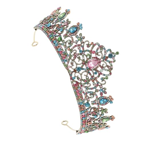Beavorty Luxuriöse Brautkrone mit Funkelnden Kristallen Eleganter Tiara für Hochzeit Braut Party Abschlussball und Fotoshooting Königliches Haarschmuck Accessoire für Besondere Anlässe von Beavorty