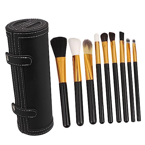 Beavorty Aufbewahrungsbox Für Make-up-Pinsel Damen Kosmetiktaschen Bürstenaufbewahrung Stiftaufbewahrungs-Organizer Make-up-Handtasche Tasche Für Damenbürste Tragen Pu-Leder Kind Mäppchen von Beavorty