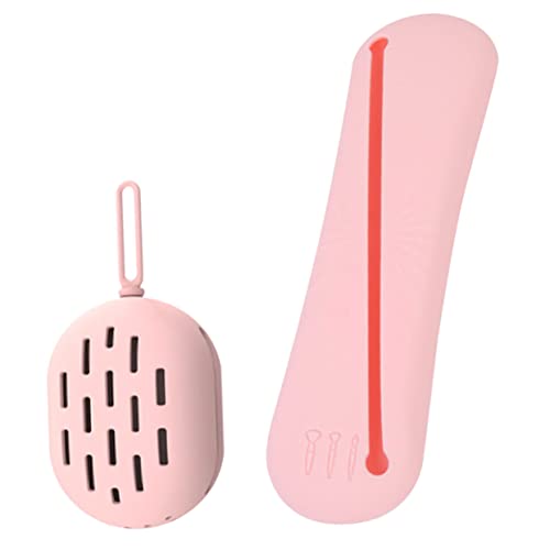 Beavorty Make-up-Organizer-Set Make-up-pinselhalter Tragbarer Silikon-Pinsel-aufbewahrungsbeutel Beauty-schwammhalter von Beavorty