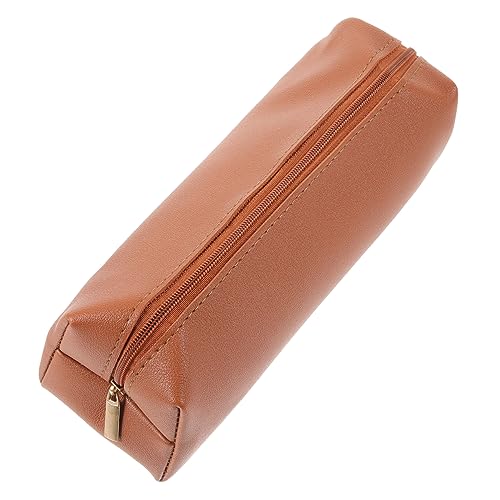 Beavorty Make-up-Pinsel-etui Kosmetikpinselhalter Reise-Make-up-pinselhalter Stiftetuis Reise-Make-up-pinseltasche Bleistiftbox Make-up-Pinsel-Organizer Reisen Leder Koffer Universal- von Beavorty