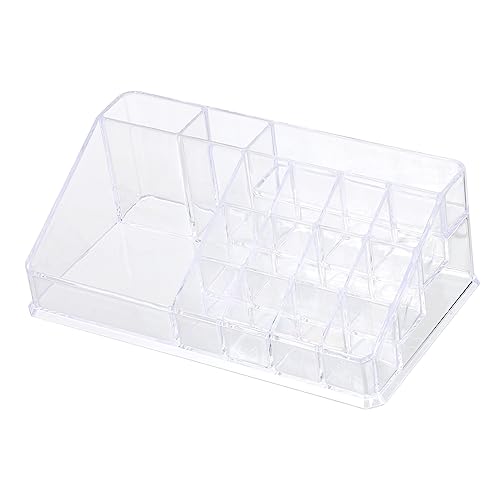 Beavorty Desktop-kosmetik-aufbewahrungsbox Make-up-organizer Lippenstiftbehälter Kunststoffmaterial Arbeitsplatten-organizer 16-fach-display von Beavorty