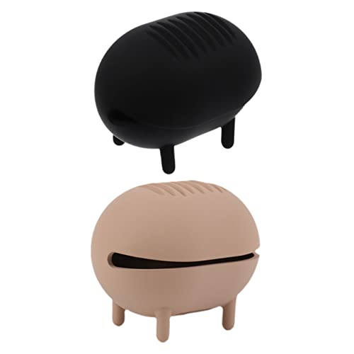 Beavorty Make-up-schwamm-box-set 2 Stück Silikon-aufbewahrungskoffer Werkzeug-organizer Für von Beavorty