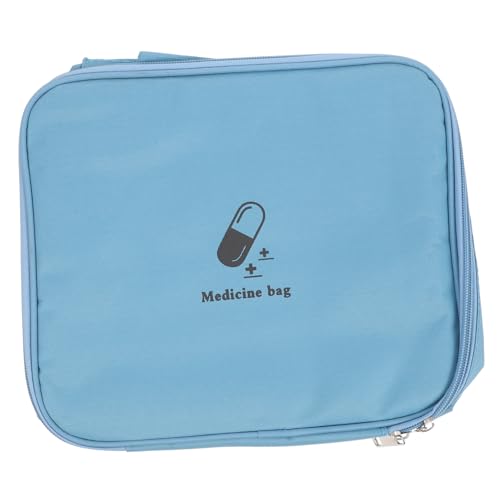 Beavorty Medizinische Aufbewahrungstasche aus Oxfordstoff Tragbarer Notfall Beutel für Reisen Kompakt und Langlebig Geeignet für Kleine Medikamente und zubehör von Beavorty