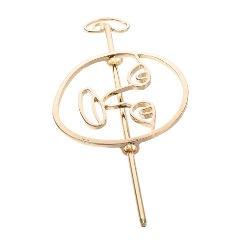 Beavorty Haarstickhalter Mit Stab Ausgefallener Haarschmuck Hohler Metall-haarstick Einzigartiges Haar-accessoire Für Dutts Exquisites Handwerk Für Frauen von Beavorty