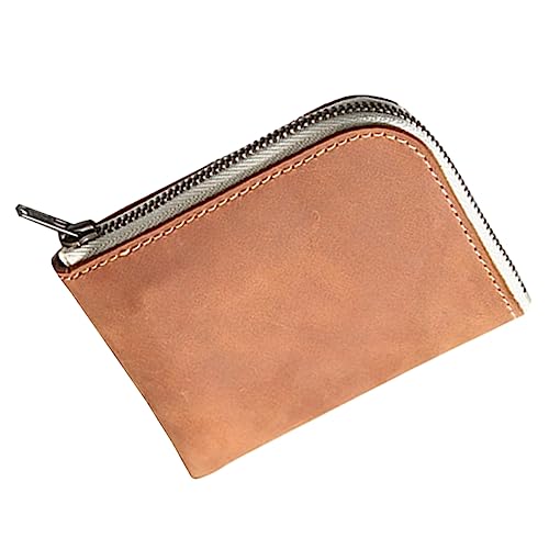 Beavorty Mini Herren Geldbörse Echtem RFID Geschütztes Kartenetui für Sichere Aufbewahrung von Bankkarten Münzen für Unterwegs von Beavorty