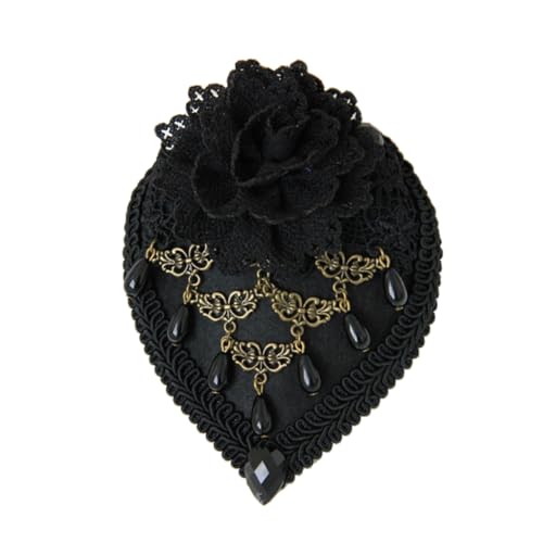 Beavorty Vintage Kopfbedeckung Haarspangen Hut Haarnadeln Für Frauen Party Zubehör Set -112 von Beavorty