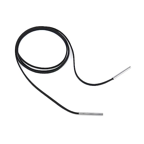 Beavorty Minimalistische Damen Kette im Punk Gothic Lange Halskette Schwarzem Material Looks Jede Gelegenheit von Beavorty