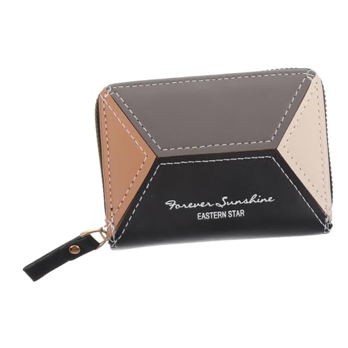 Beavorty Multifunktions Kartentasche für Damen PU Kartenhalter mit Münzaufbewahrung Tragbare Geldbörse Schmaler Visitenkarten Organizer Geeignet für Lehrerinnen und Büroangestellte von Beavorty