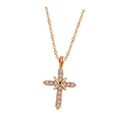 Beavorty Kreuz Anhänger Halskette Für Damen Mit Kreuz Kettenanhänger Schlüsselbeinkette Halsschmuck Mit Schmuckverschlüssen Beavorty Kreuz Anhänger Halskette Für Damen Mit Kreuz Kettenanhänger Schlüsselbeinkette Halsschmuck Mit Schmuckverschlüssen von Beavorty