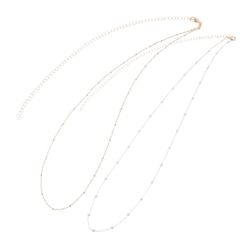 Beavorty Modische Taillenkette Körperkette Für Mädchen Körperkettenschmuck Schmuck Für Körperaccessoires Metallschicht -taillenkette Kettengürtel Aus Metall Westgurts Kette Imitationsperle von Beavorty
