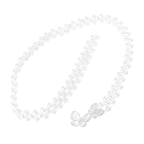Beavorty Modischer Taillenschmuck mit Perlen Eleganter Gürtel für Damen zur Dekoration von Kleidern für Party Reisen Strand Leicht Angenehm von Beavorty