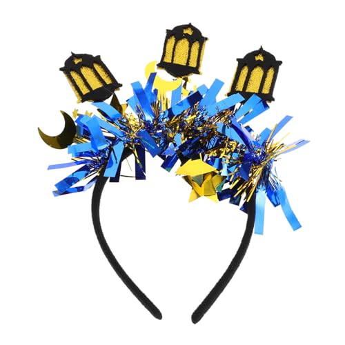 Beavorty Mond & Stern Ramadan Stirnband Damen Party Stirnband Eid Mubarak Accessoire Braut Haarteil Bequem Und von Beavorty