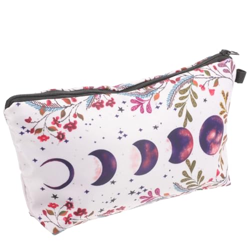 Beavorty Kosmetiktasche Mit Blumenmuster Reise-Make-up-Tasche Mit Reißverschluss Kleine Kosmetiktasche Für Damen Aus Sicher Und Langlebig von Beavorty