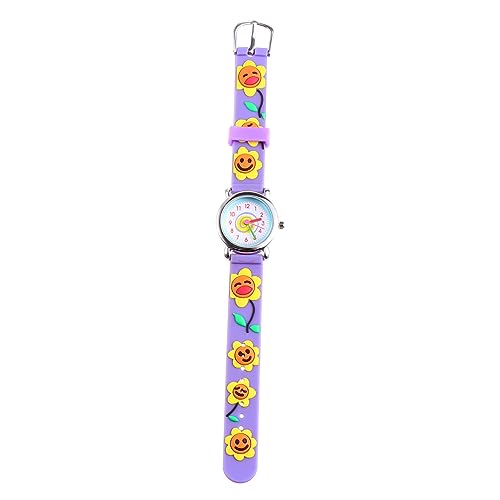 Beavorty Multifunktionale Kinderuhr mit Sonnenblumenarmband Wasserdichte Armbanduhr für Jungen Leicht Lesbare Ziffern Einstellbare Schnalle Robust Langlebig von Beavorty