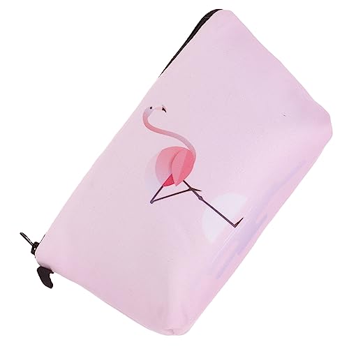 Beavorty Kulturbeutel Make-up-Tasche Mit Großem Fassungsvermögen Flamingo-Make-up-Tasche Mäppchen Makeup Tasche Dusch-Organizer-Tasche Reisetragetasche Wäschesack Reisen Polyester Niedlich von Beavorty