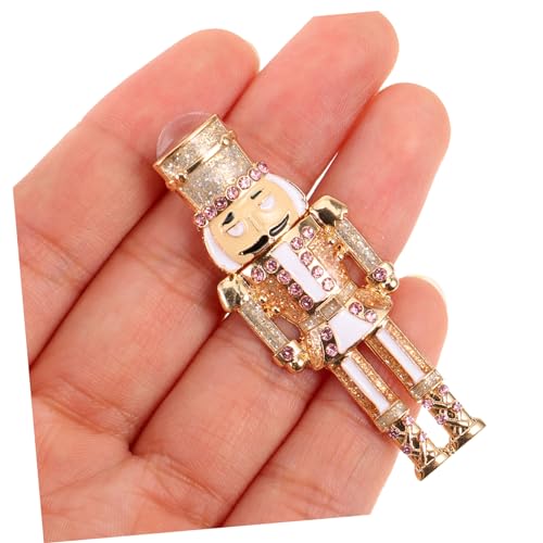 Beavorty Nutcracker Ohrhänger Damen Weihnachtsohrringe Strass Schmuck Funkelnde Stilvolle Ohrschmuck für Festliche Anlässe Vielseitig Kombinierbar zu Kleidern Pullovern und Mänteln von Beavorty